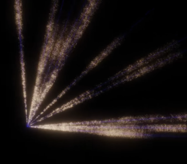 Fly through space with DESI